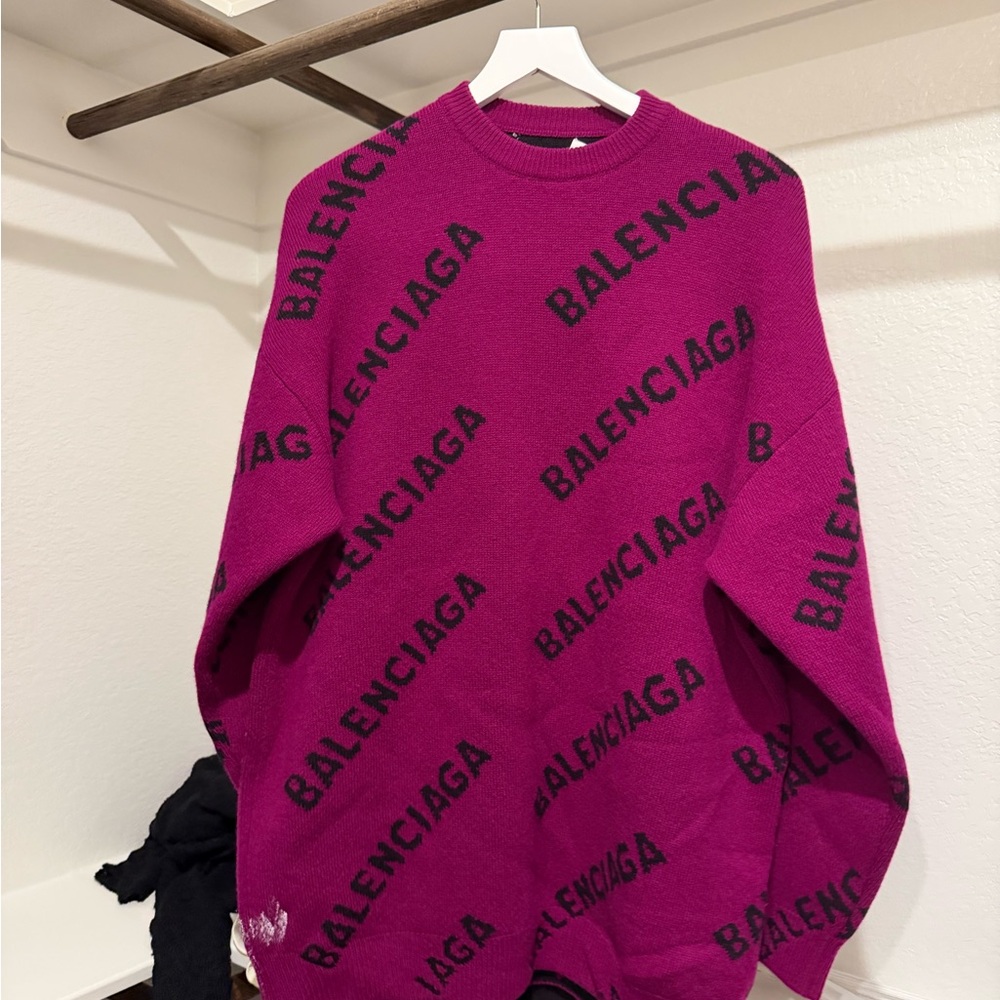Balenciaga
2021 'All Over' Pullover medium magenta